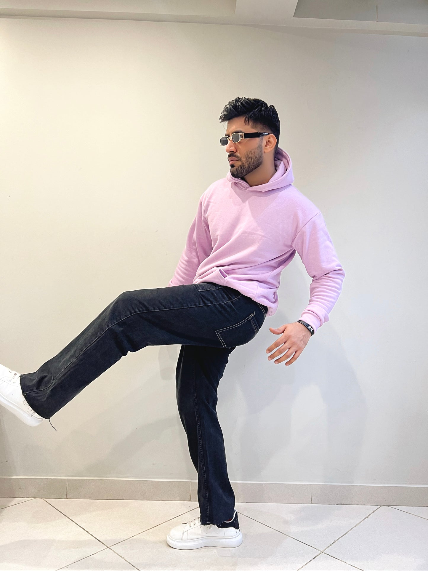 Shop Lilac Purple Drop Shoulder Hoodie - UNISEX Online in Pakistan