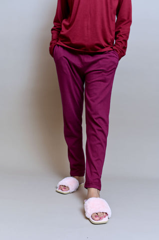 Maroon Pajama - W - Shop Now - Checkmate Atelier