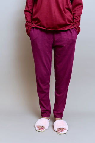 Maroon Pajama - W - Shop Now - Checkmate Atelier