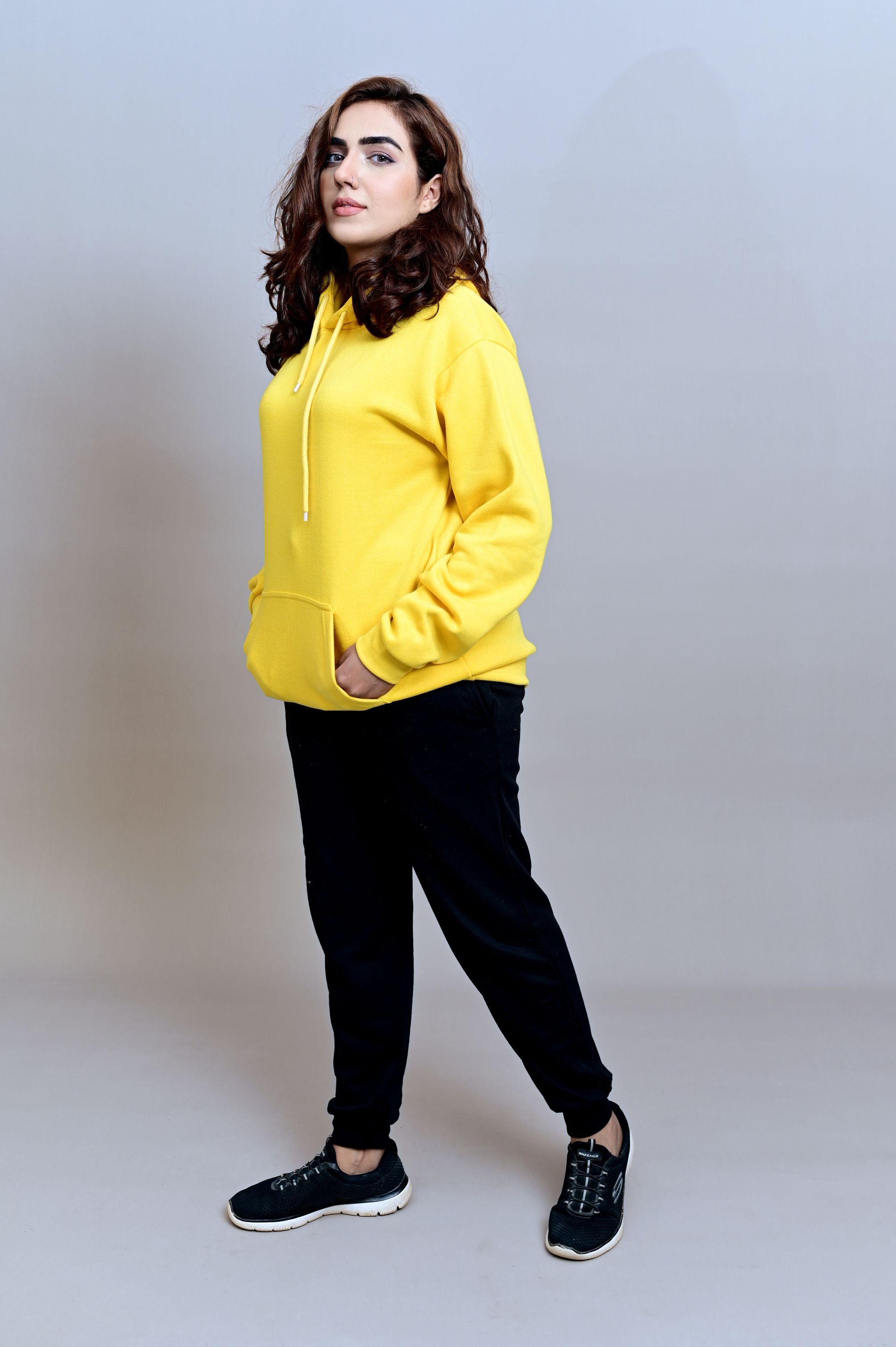 Yellow Basic Hoodie - UNISEX - Shop Now - Checkmate Atelier