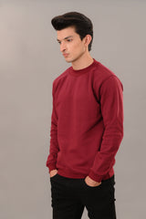 Maroon Basic Mock Neck - M - Checkmate Atelier - Official Online Store