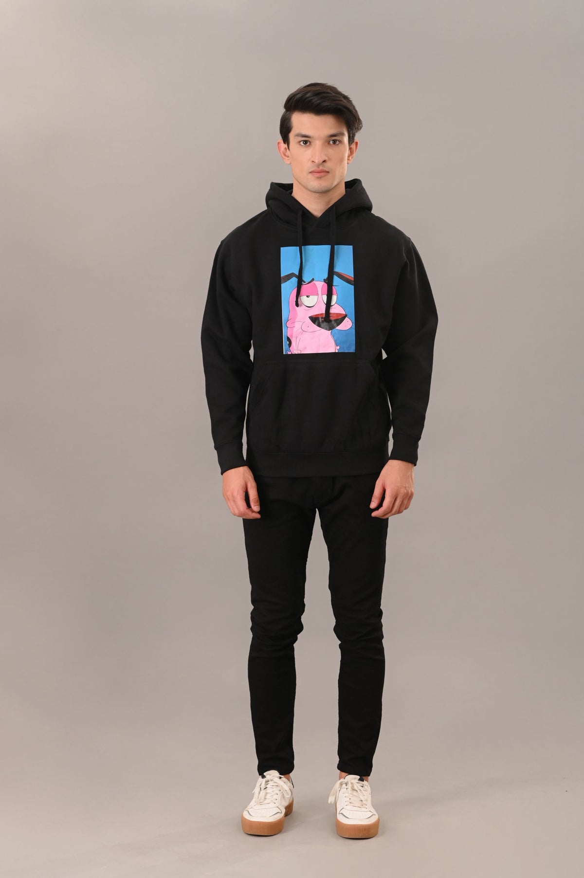 Cowardly Dog Pop Art Hoodie - Checkmate Atelier - Official Online Store