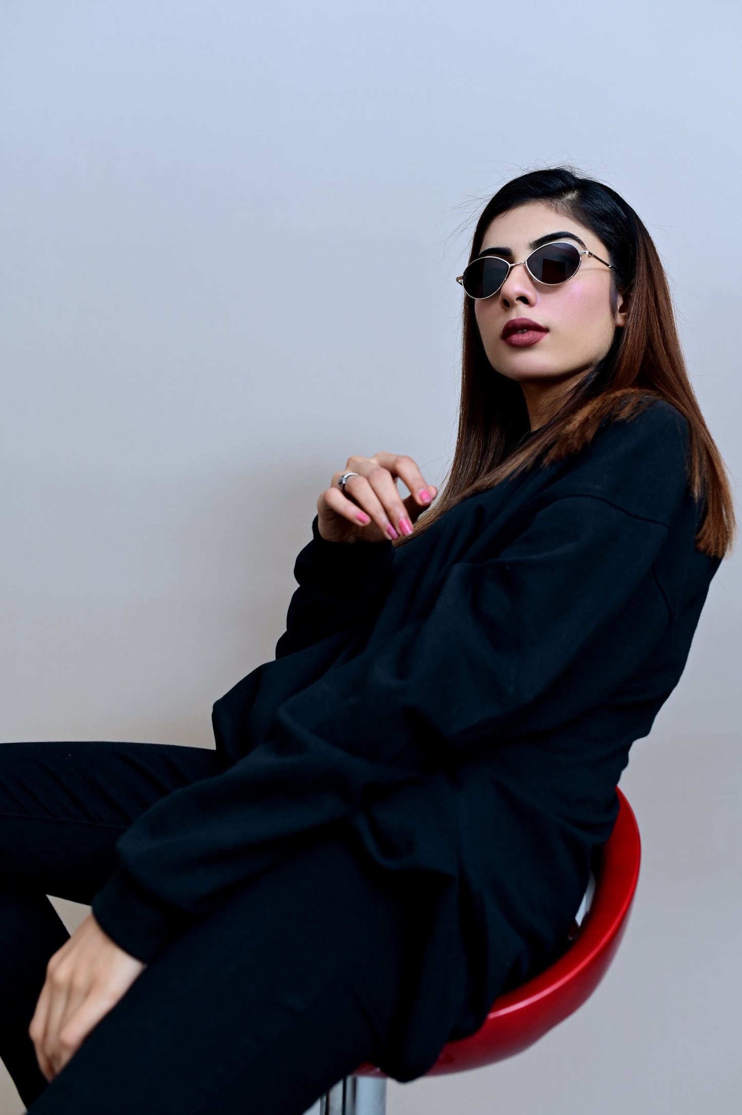 Shop Black Over Sized Sweatshirt (UNISEX) Online in Pakistan