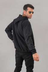 Black Over Sized Hoodie - M - Checkmate Atelier - Official Online Store
