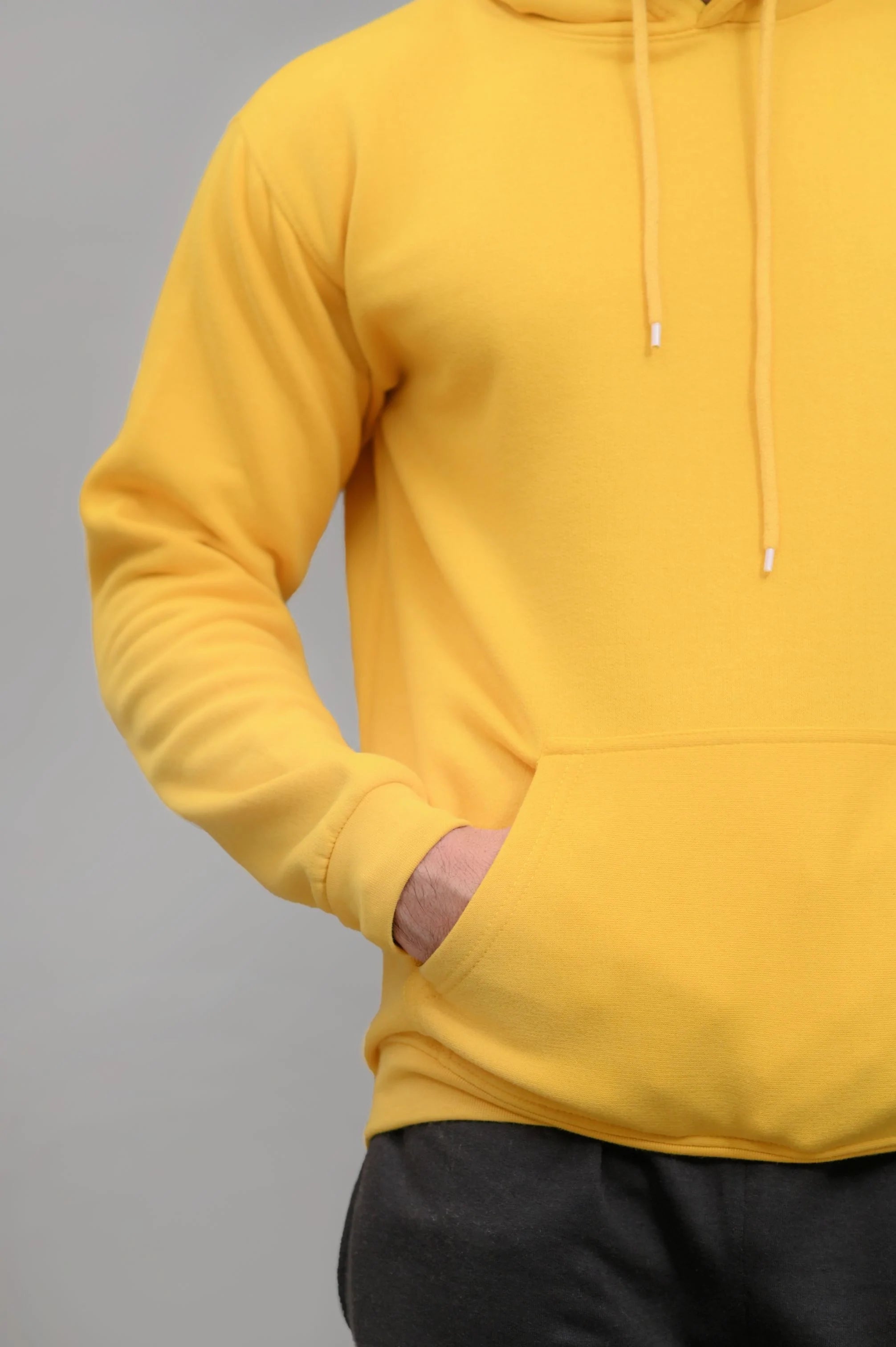 Yellow Basic Hoodie - M - Checkmate Atelier - Official Online Store