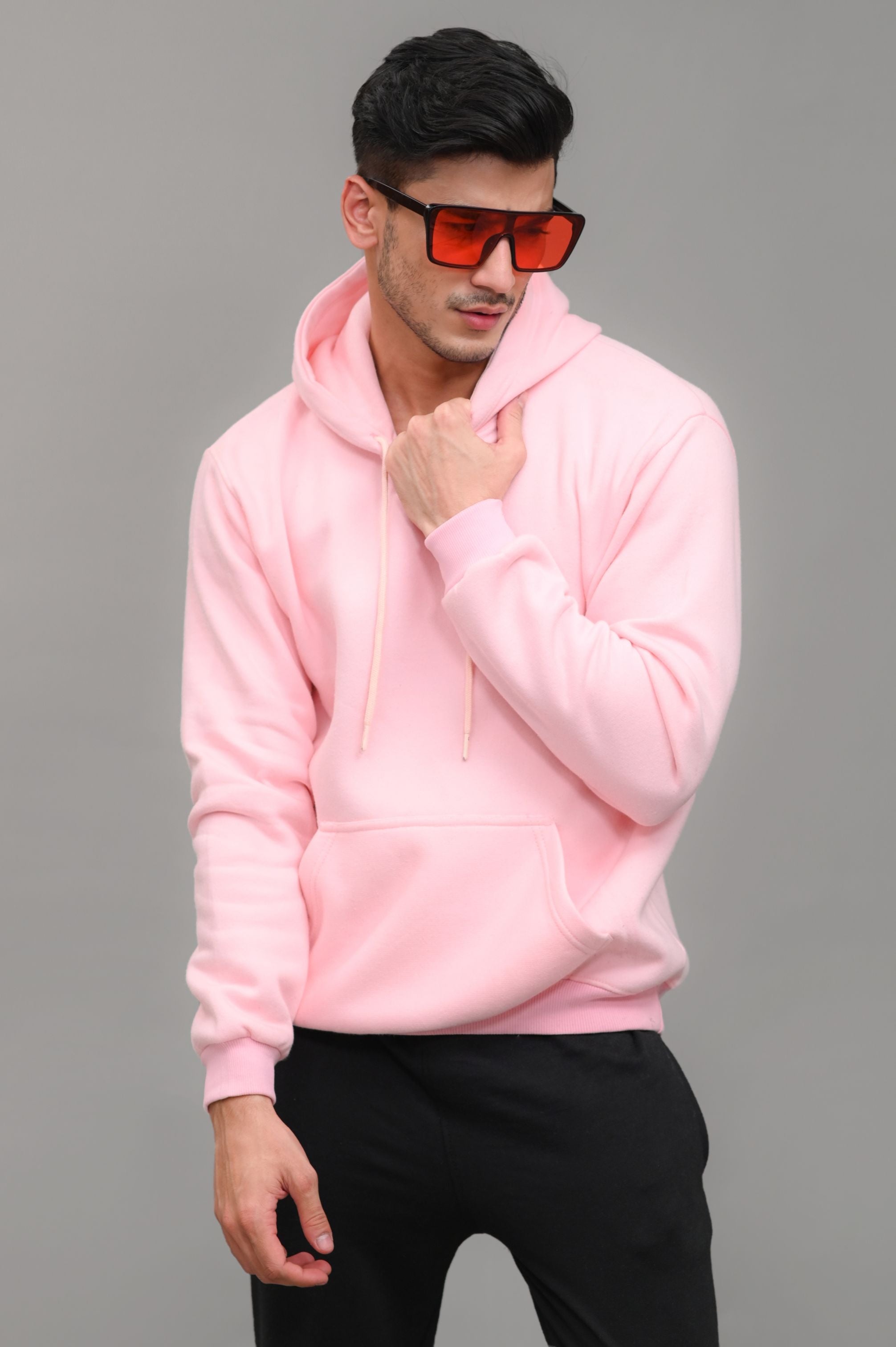 Pink Basic Hoodie - M - Checkmate Atelier - Official Online Store