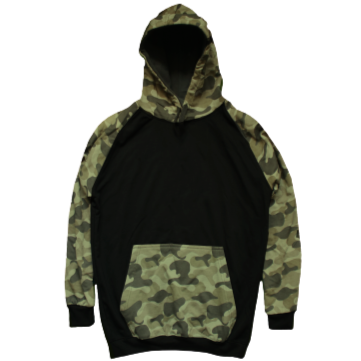 Camo Raglan Hoodie - Checkmate Atelier - Official Online Store