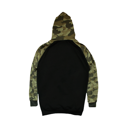Camo Raglan Hoodie - Checkmate Atelier - Official Online Store