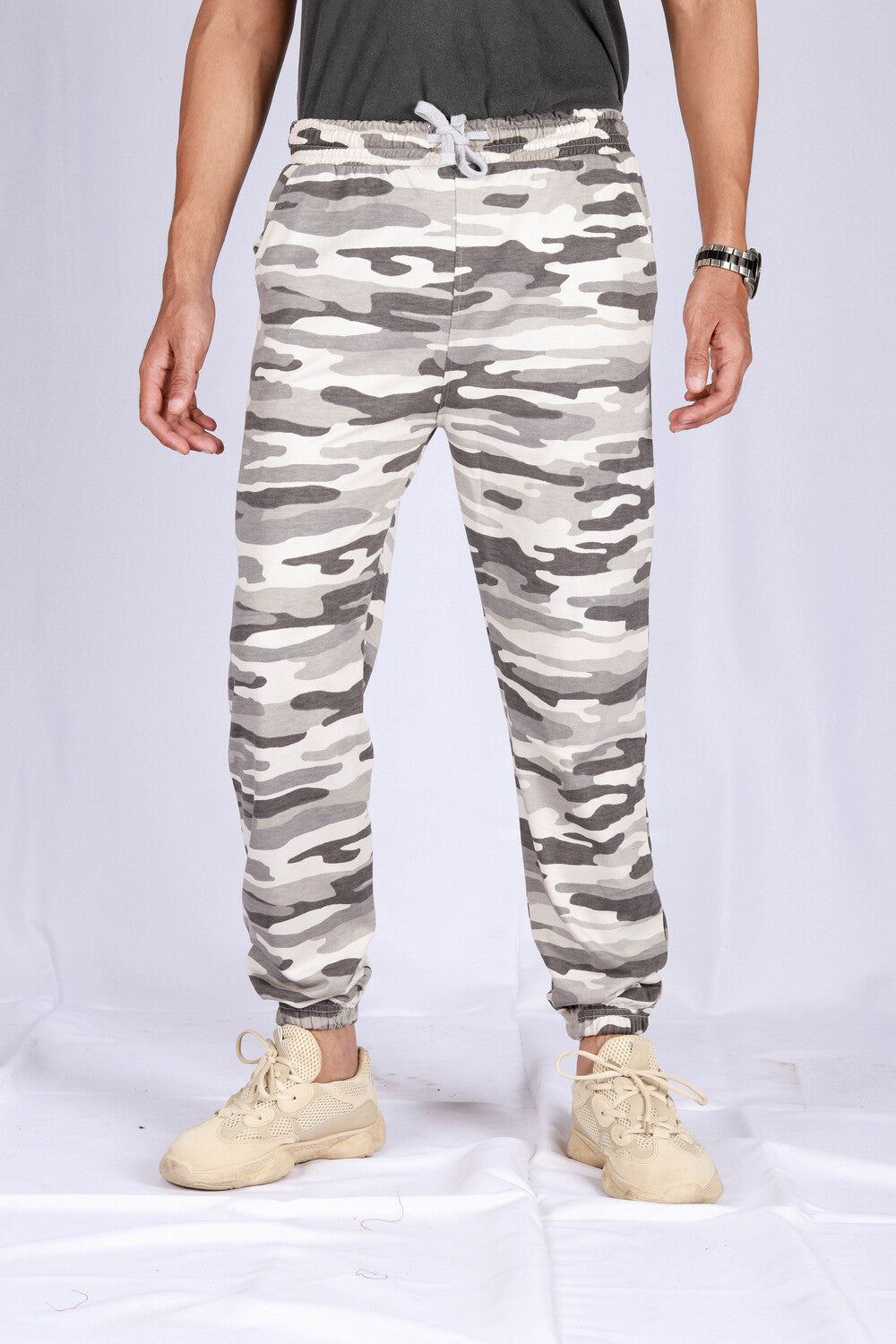 Gray Camo Jogger Pant - Checkmate Atelier - Official Online Store
