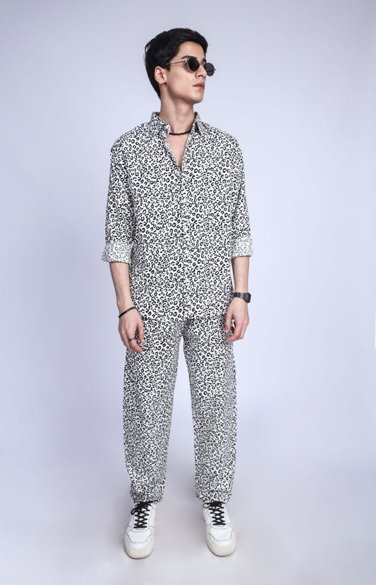 CHEETA CO-ORD SET - Checkmate Atelier