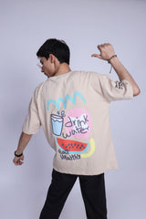 EAT HEALTHY OVERSIZED T-SHIRT