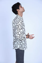 BLACK LINNING CASUAL SHIRT