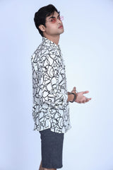 BLACK LINNING CASUAL SHIRT