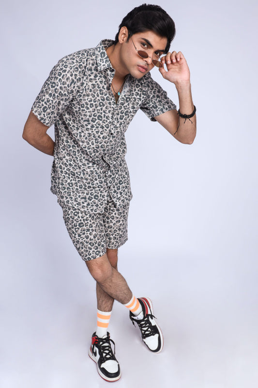 Shop DULL CHEETA CO-ORD SET Online in Pakistan