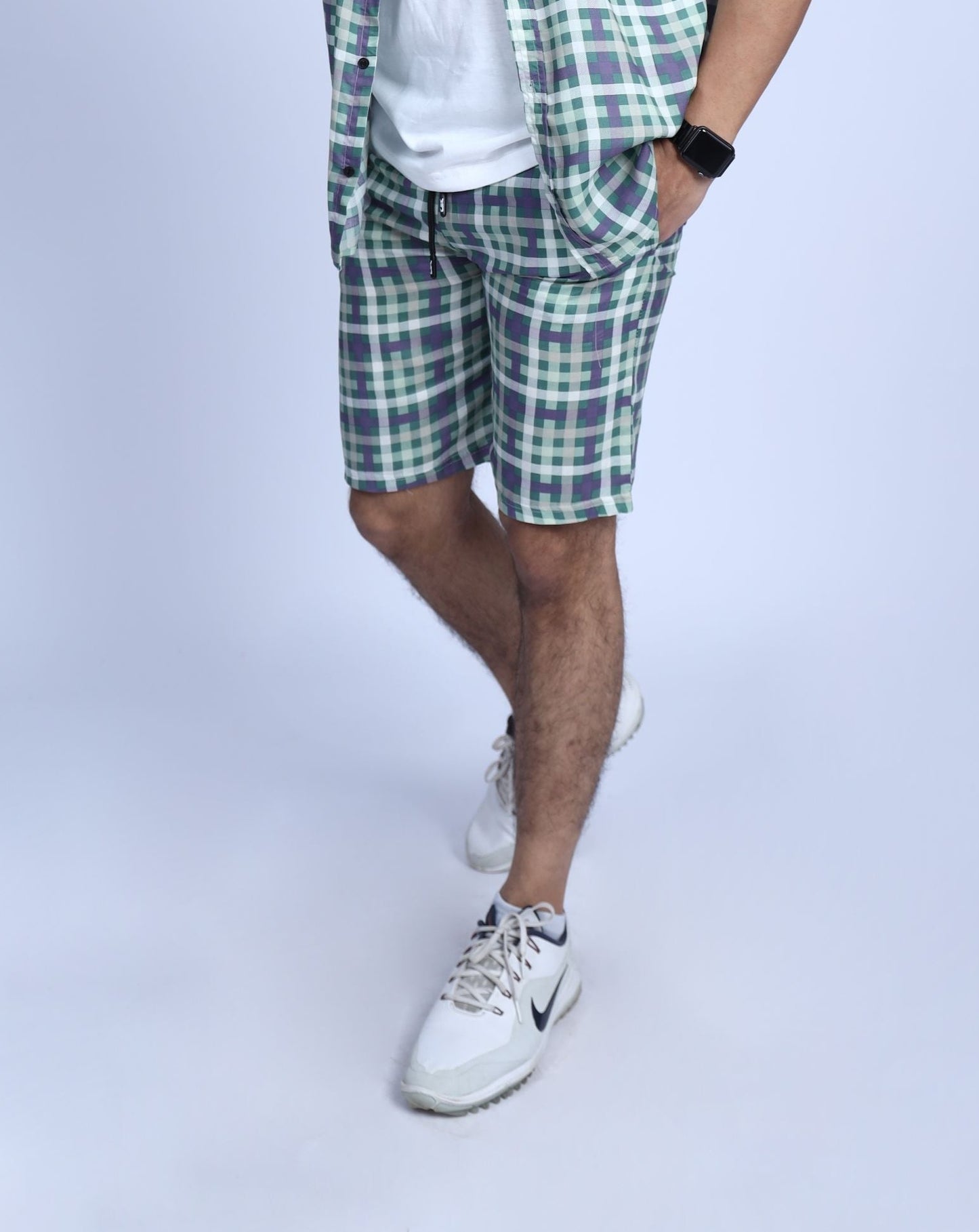 Shop GREEN CHECK SHORT Online in Pakistan