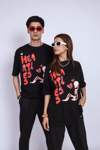 HEARTLESS OVERSIZED T-SHIRT - Shop Now - Checkmate Atelier