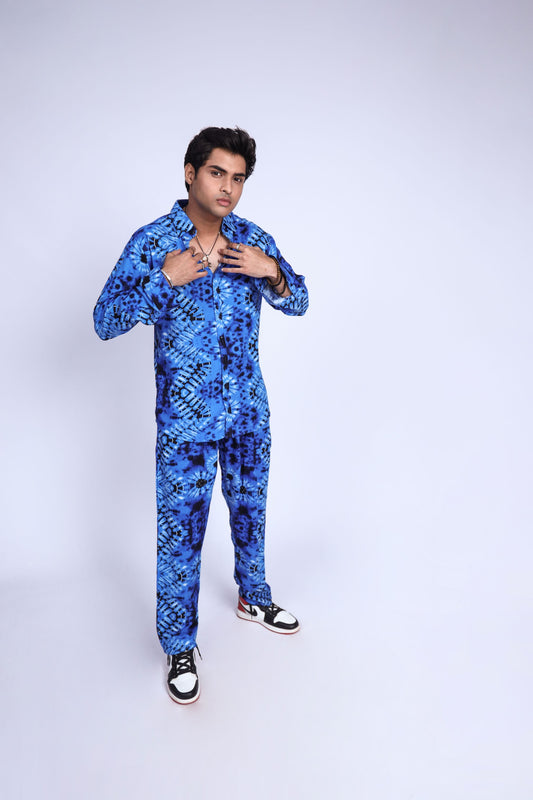 Shop BLUE CLOUDY CO-ORD SET Online in Pakistan