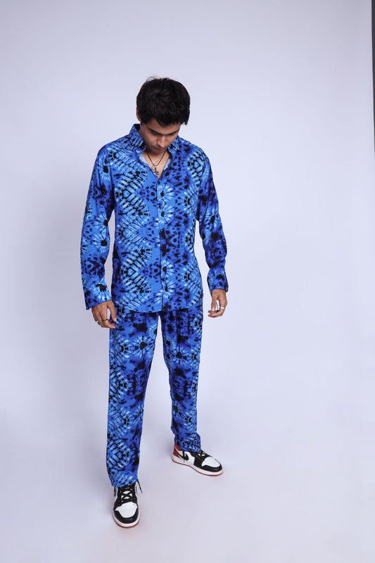 Shop BLUE CLOUDY CO-ORD SET Online in Pakistan