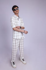 WHITE BOXY CO-ORD SET