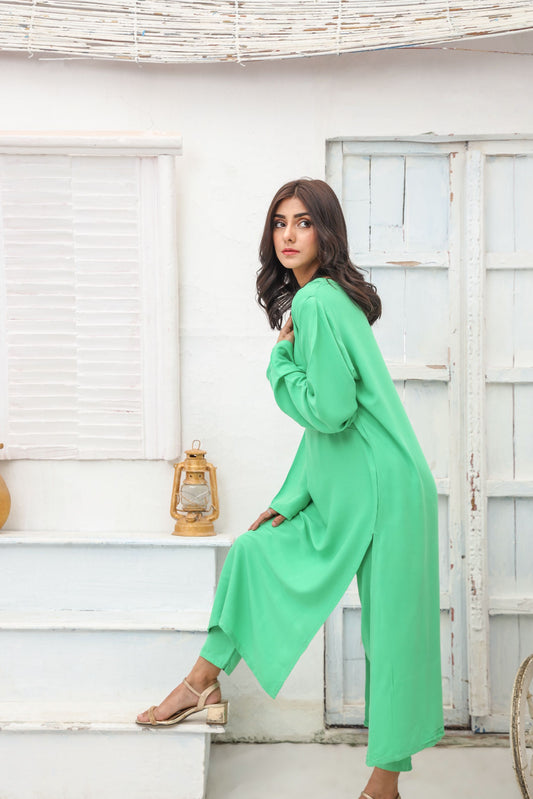Shop SEAFOAM SOLID SUIT Online in Pakistan