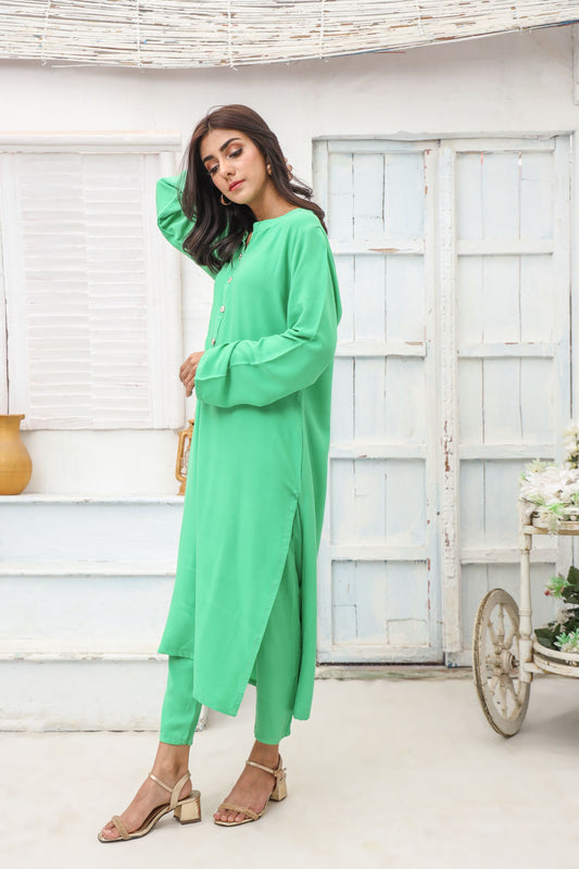 Shop SEAFOAM SOLID SUIT Online in Pakistan