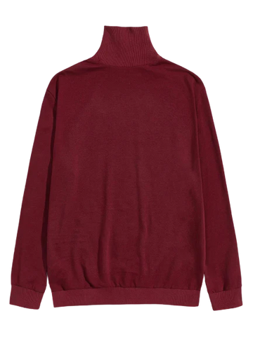 Maroon Basic High Neck (2XL - 3XL - 4XL) - W - Shop Now - Checkmate Atelier