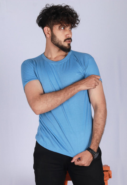 Shop SKYISH BLUE TEE Online in Pakistan