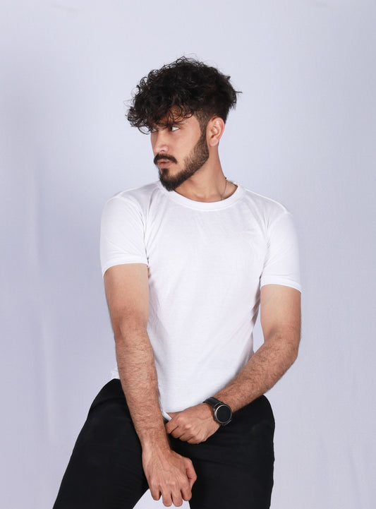 PURE WHITE TEE - Checkmate Atelier
