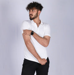 White Polo - Checkmate Atelier - Official Online Store