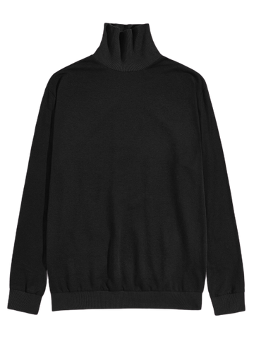 Black Basic High Neck (2XL - 3XL) - W - Shop Now - Checkmate Atelier