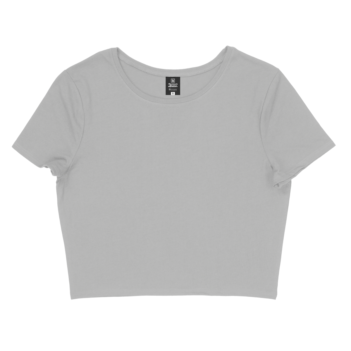 Gray Crop Top - Checkmate Atelier - Official Online Store