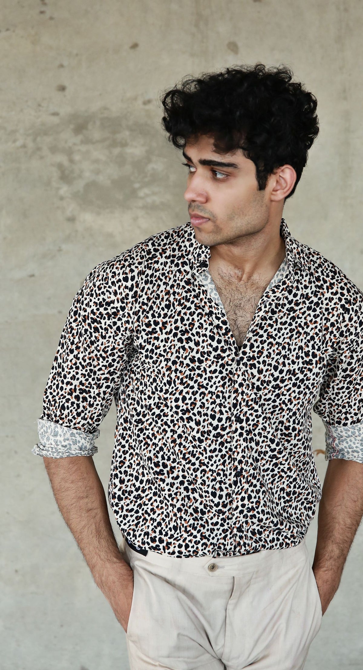 Offwhite Cheetah Casual Shirt