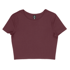 Maroon Crop Top - Checkmate Atelier - Official Online Store
