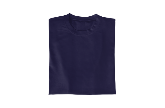 DEEP BLUE TEE (PLUS SIZE) - Checkmate Atelier