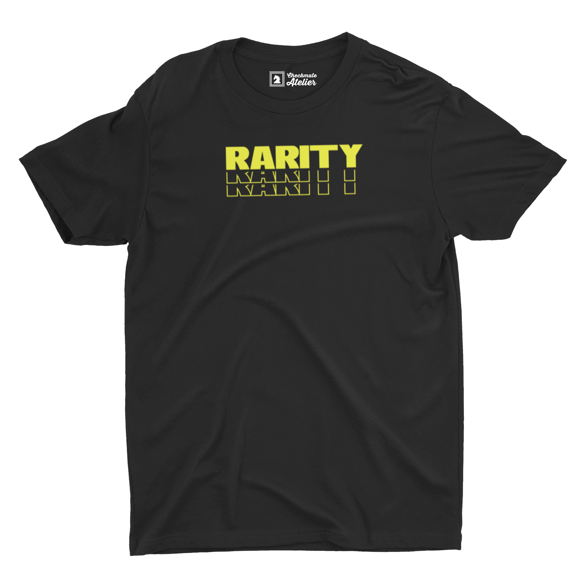 Rarity Black Graphic Front/Back T-Shirt