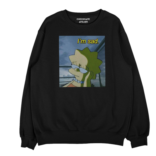 Shop I'm Sad Pop Art Sweatshirt Online in Pakistan