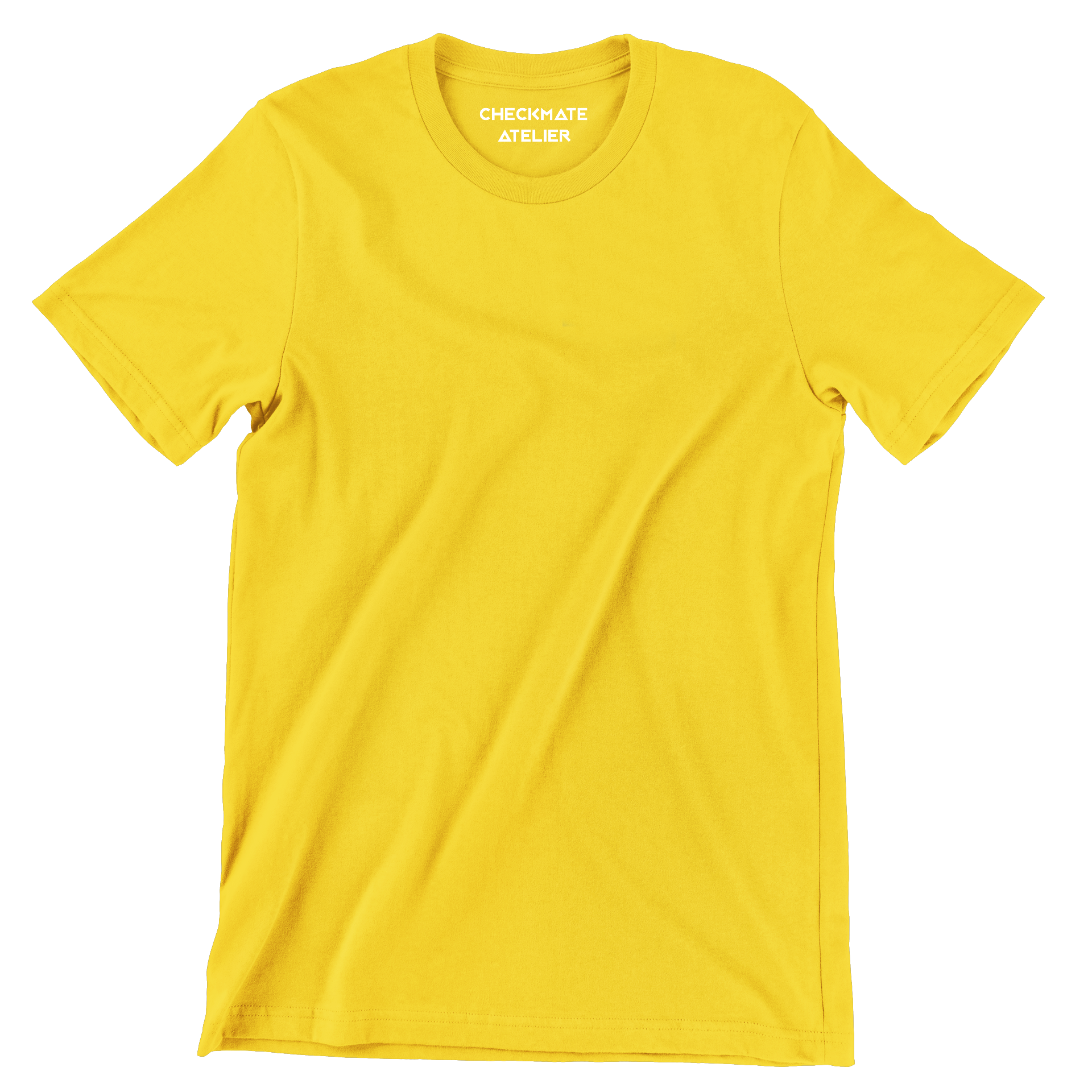 Yellow Basic T-Shirt - Checkmate Atelier - Official Online Store